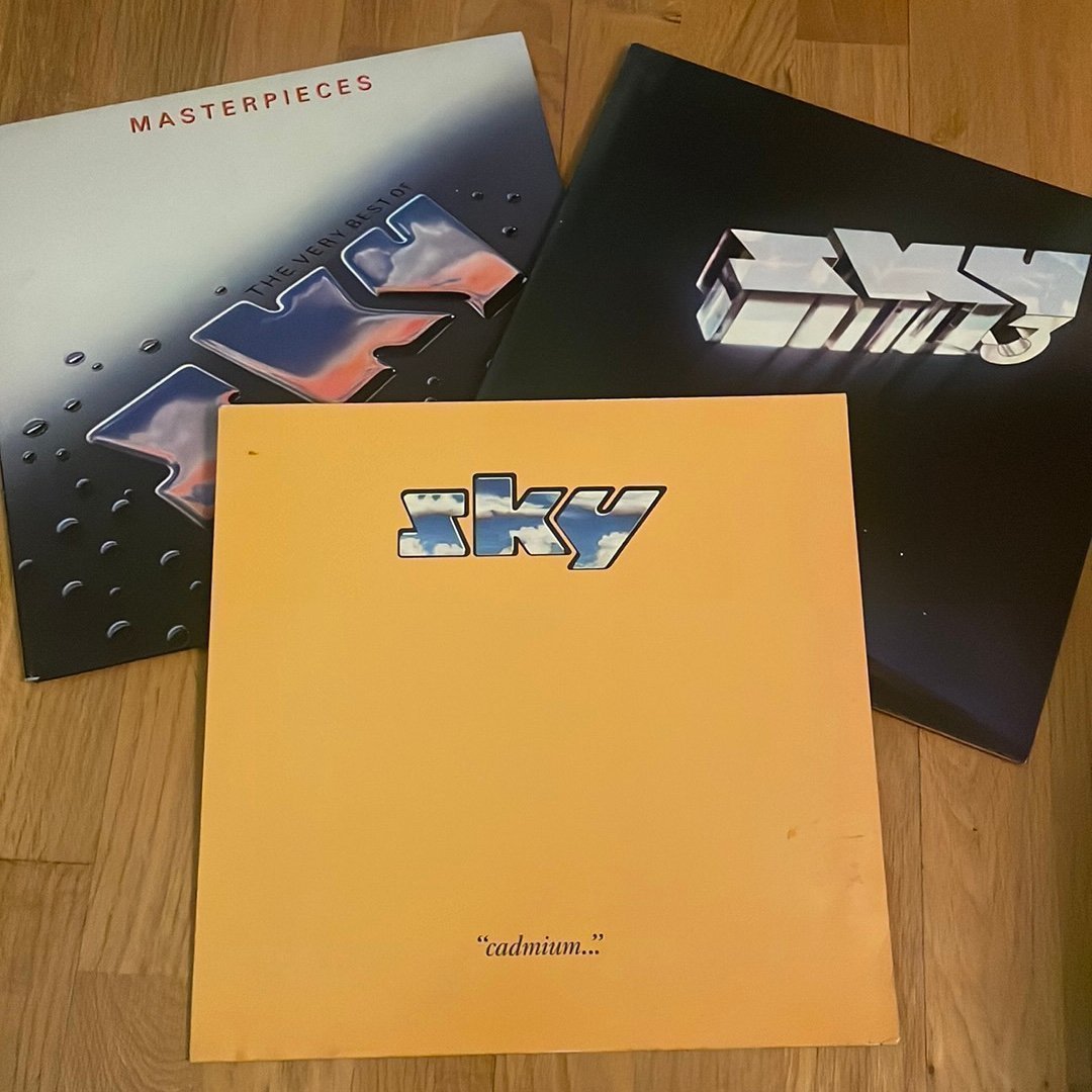 3 x Sky – Cadmium / Sky 3 / Masterpiece – Vinyl LP – 1981-1984 – UK