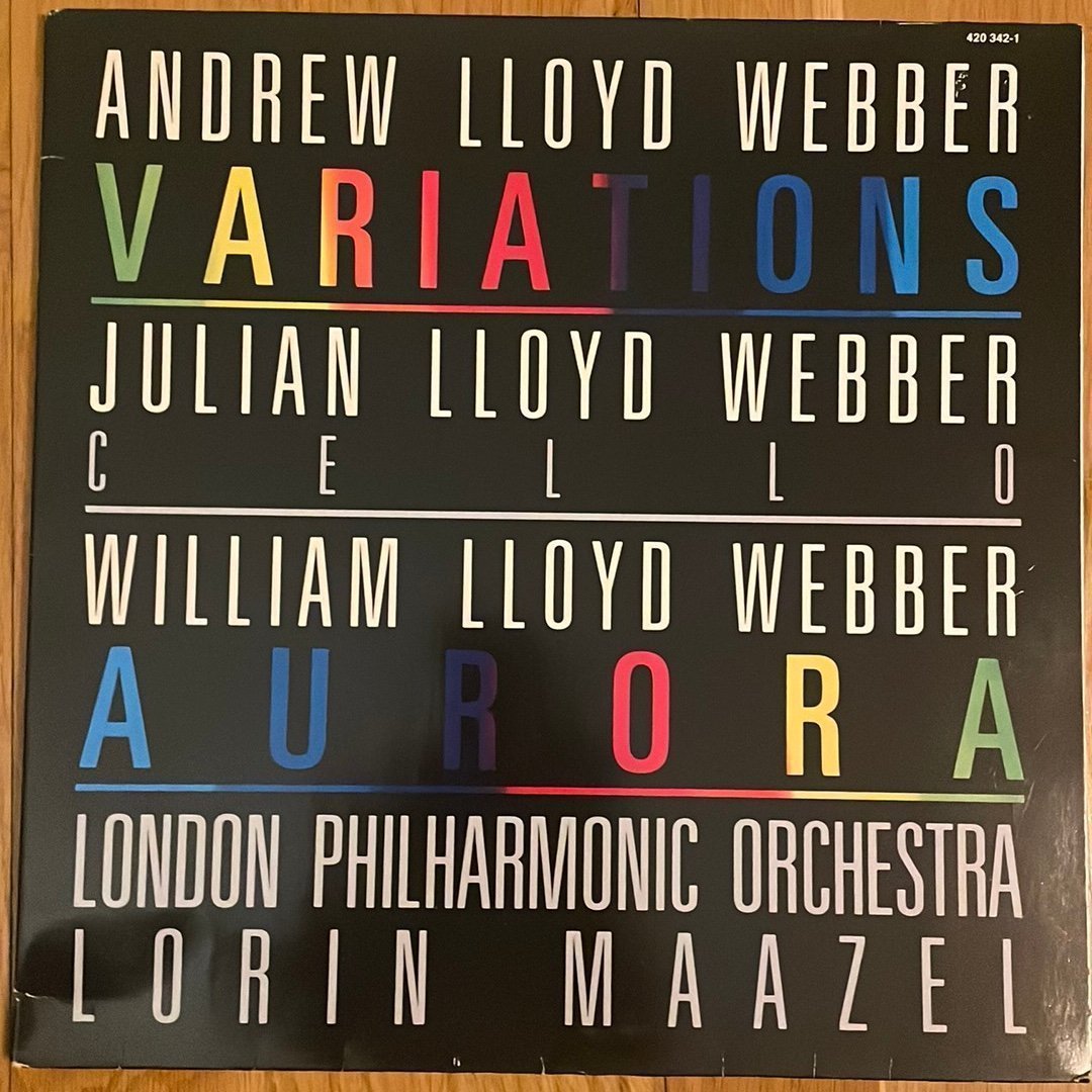 Andrew, Julian and William Lloyd Webber – Variations / Aurora – Vinyl – 1986 NL