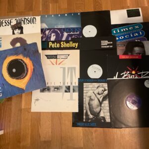 31x 12” Maxi Vinyl – 80/90-tal – Promo/White Label – Prince, Peter Gabriel m.fl.