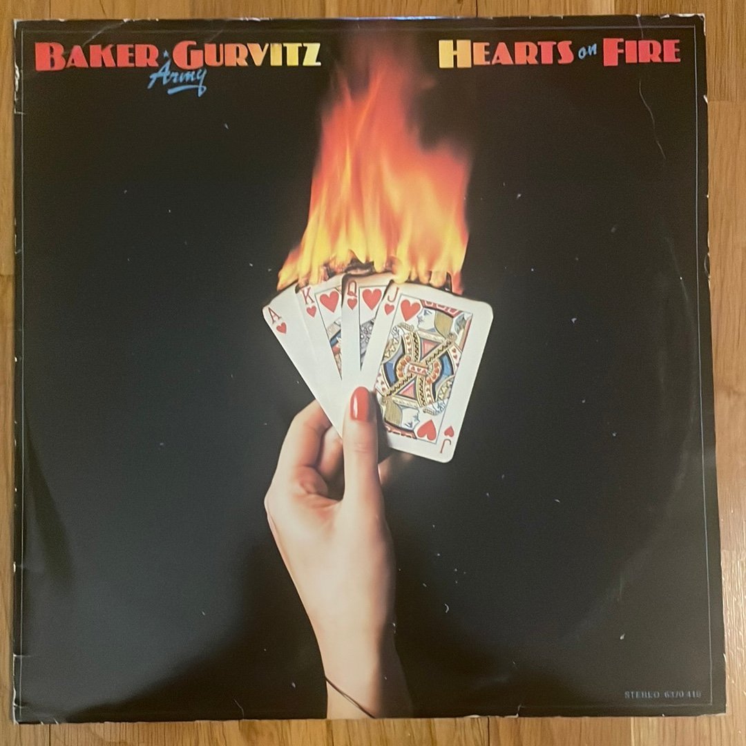Baker Gurvitz Army – Hearts on Fire – Vinyl LP – Vertigo – 1976 – SCA