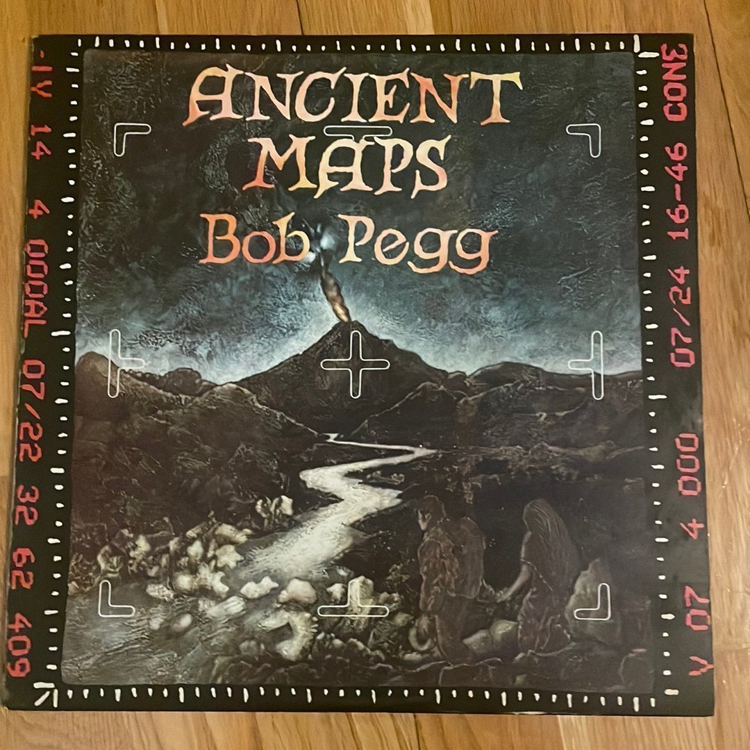 Bob Pegg – Ancient Maps – Vinyl LP – Poster – Original – 1975 – UK