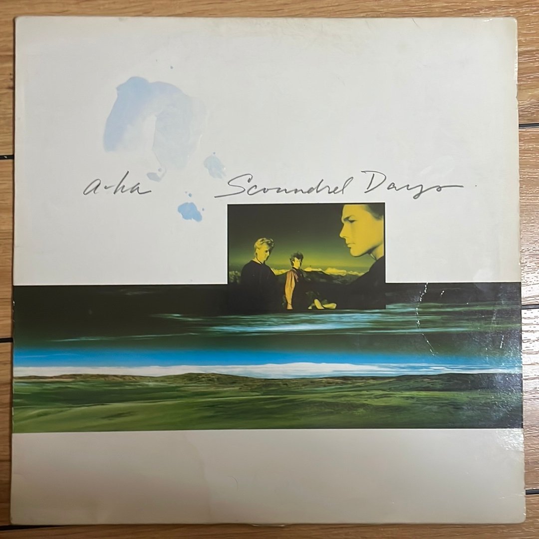 A-HA – Scoundrel Days – Vinyl LP – Embossed – 1986 – EU