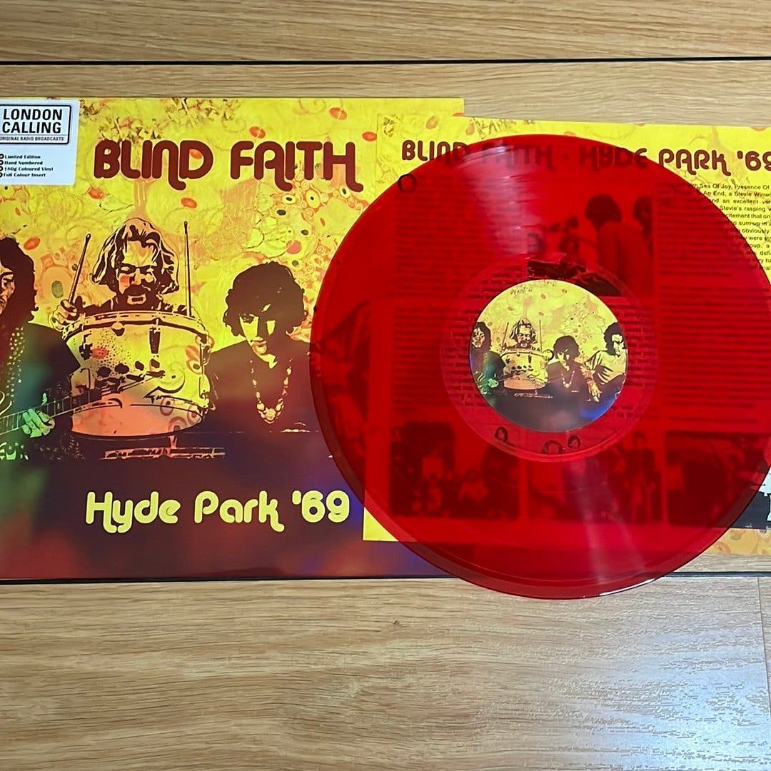 Blind Faith – Hyde Park ’69 – Vinyl LP – Limited Edition Numbered Red – 2020 UK
